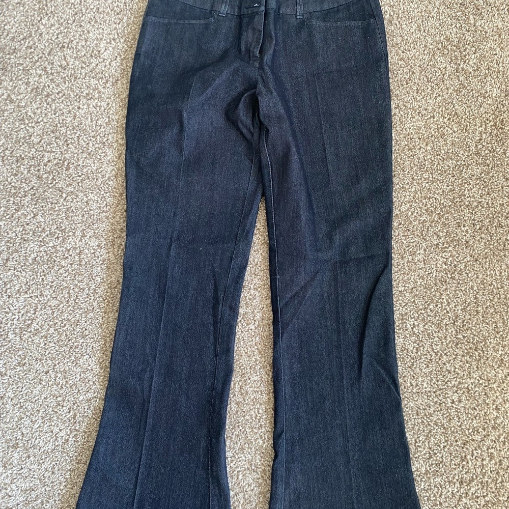 The Limited Dark Indigo Fit & Flare Jeans